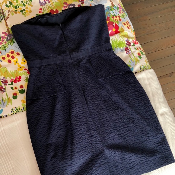 NWOT Banana Republic Peplum Seer Sucker dress - Picture 4 of 5
